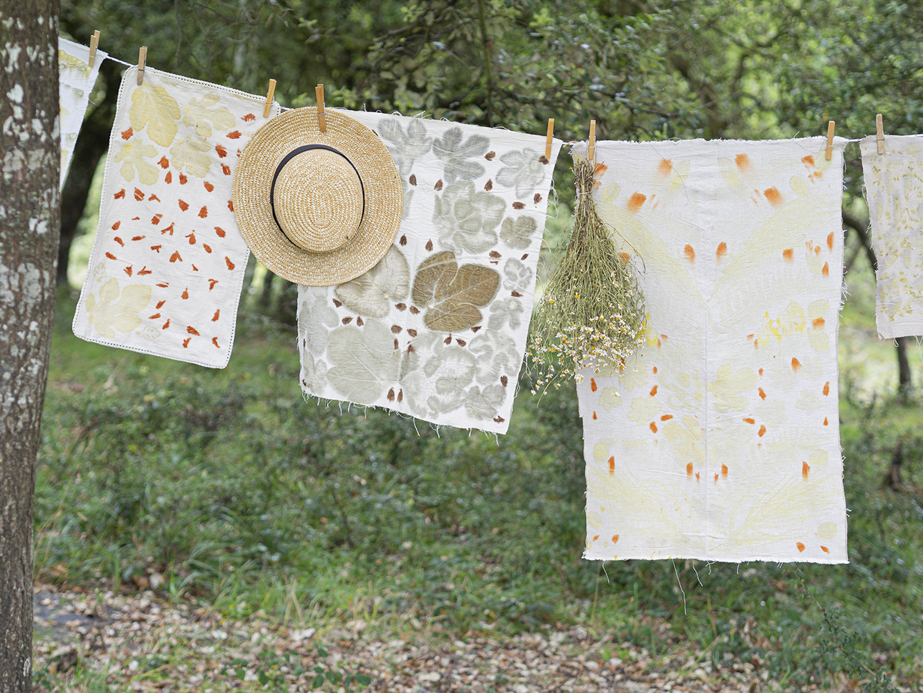 DIY Estampación botánica en tela15